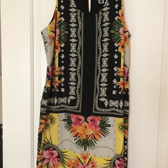 Julian Taylor Hawaiian 🌺 Flowered Printed Dress - Picture 3 of 3
